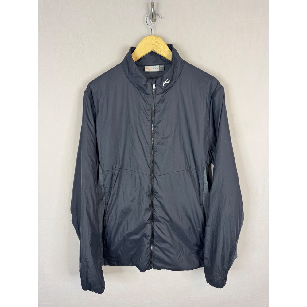 KJUS Men Radiation Jacket MG15-L11 Dark Gray Full Zip Lightweight Golf XL 54